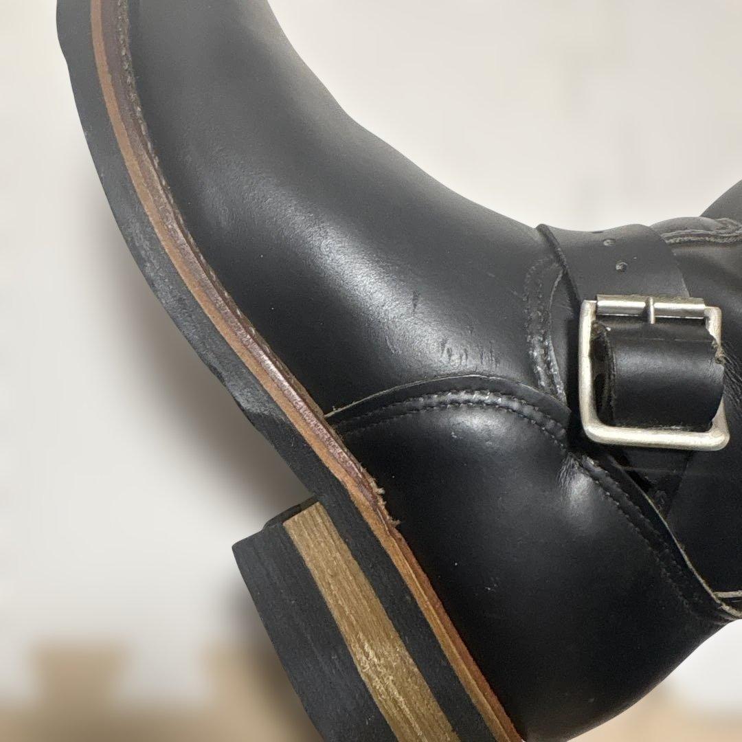 Red 美品 レッドウイング RED WING ブラック エンジニアブーツ