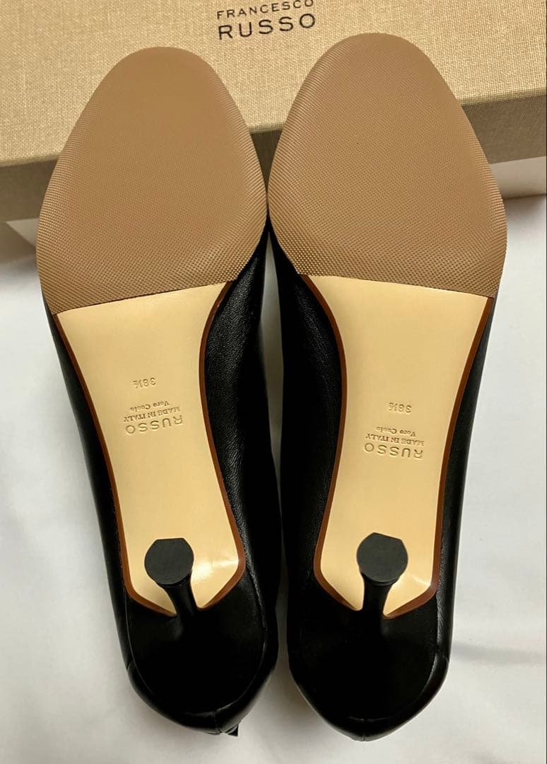 新品未使用　FRANCESCO RUSSOレザーショートブーツ　25.5cm