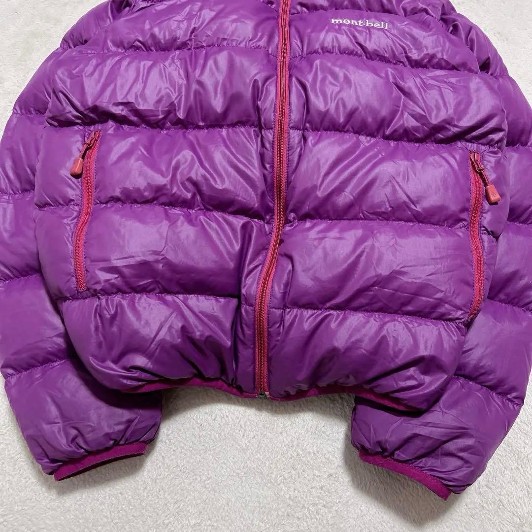 y2k 短丈 mont-bell down jacket パープル 収納袋付き! - メルカリ