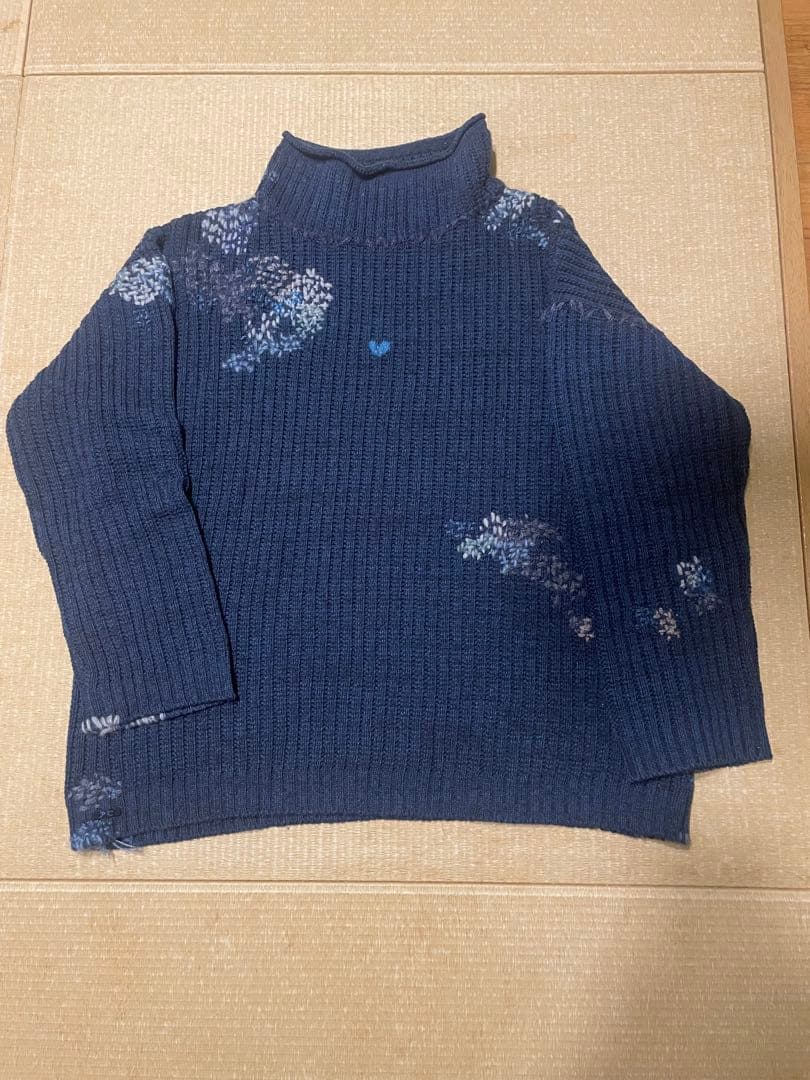 トップス PORTER CLASSIC H/W HEART KNIT 2017AW PORTER CLASSIC】H/W HEART KNIT-SLOW&STEADY