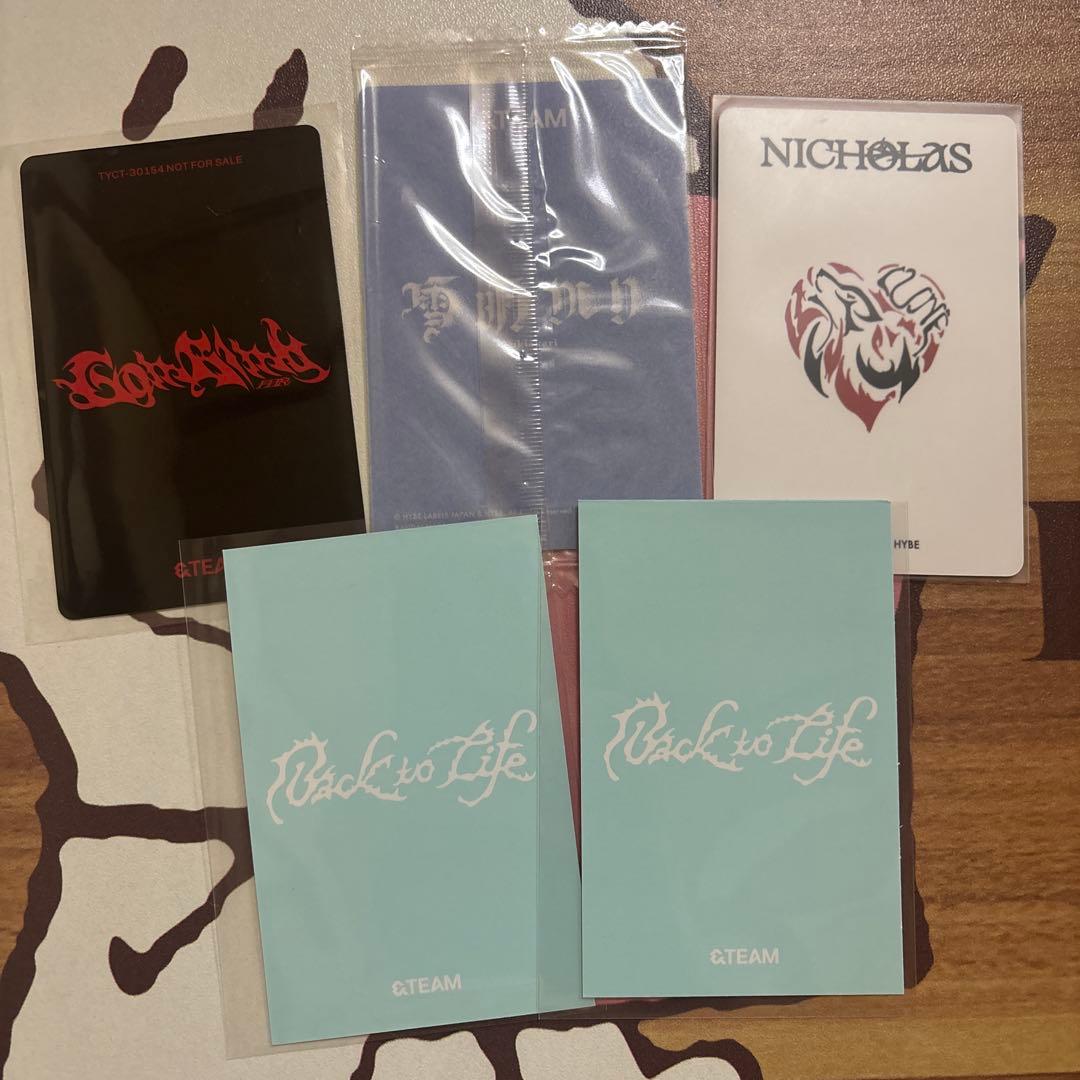 &TEAM nicholas トレカ まとめ売り 5枚セット - メルカリ