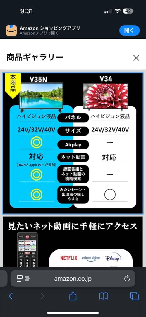 《かっちゃん》TOSHIBA 32V型　液晶テレビ32V35N 24年製