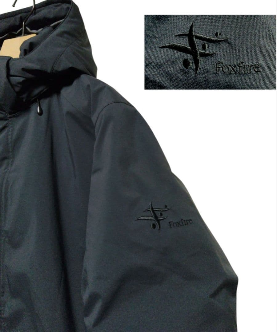 J*d様 FOX FIRE 天然羽毛 ダウンジャケット 撥水タフタ ネイビーブル