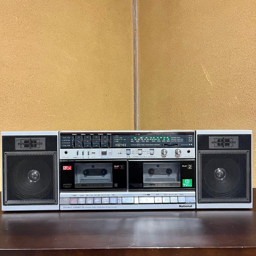 デ*ォ様 ダブルカセットデッキ　ナショナル　RX-CW51 Yahoo!オークション -「national rx fw」の落札相場・落札価格