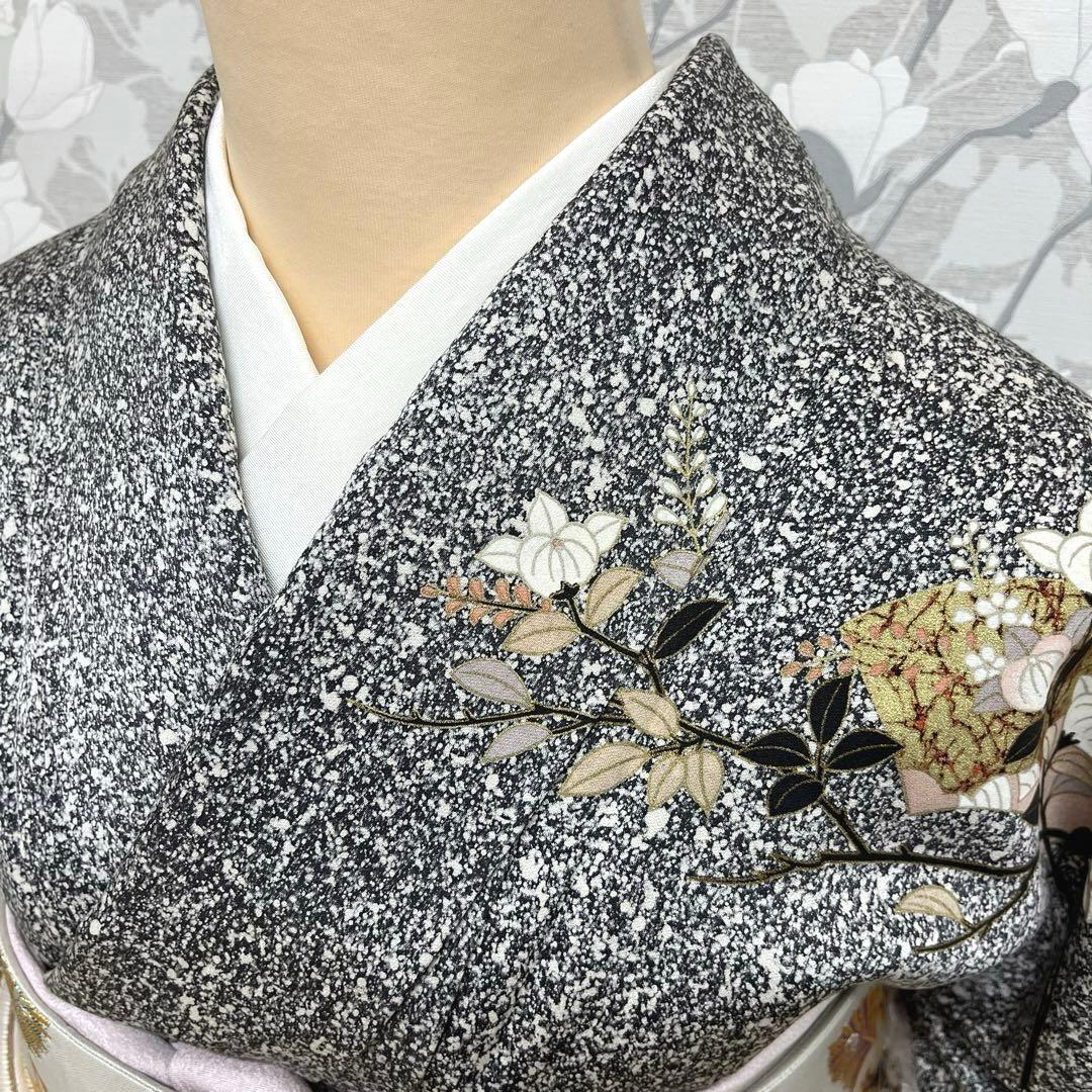 正絹 訪問着 たたき染め四季の花々(未使用品)【さが美】 - メルカリ