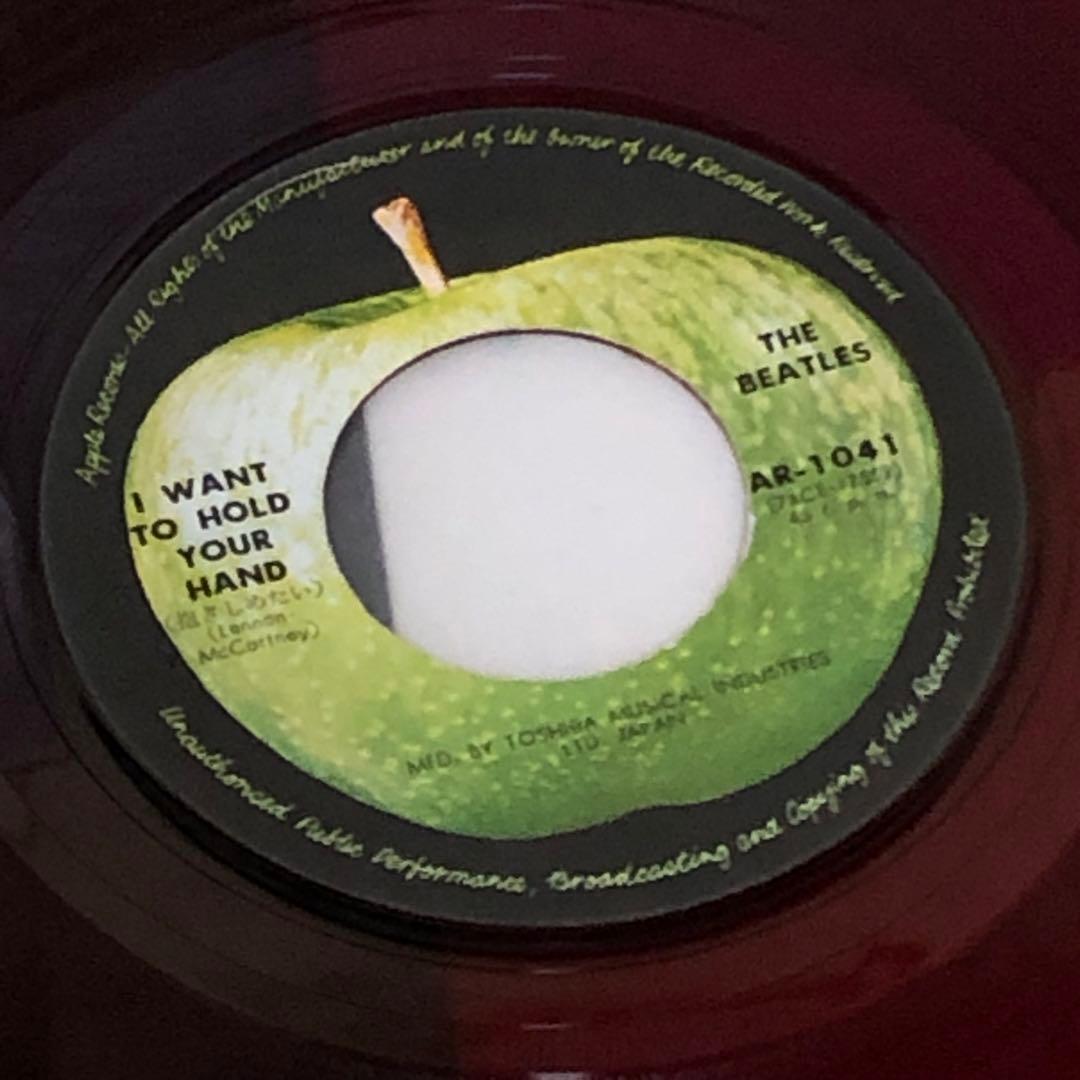 ビートルズ○抱きしめたい ○音工400赤盤(AR- 1041) - メルカリ