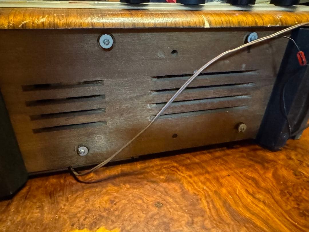 昭和レトロVictor真空管ラヂオR-703傷多数ジャンク通電OK - メルカリ