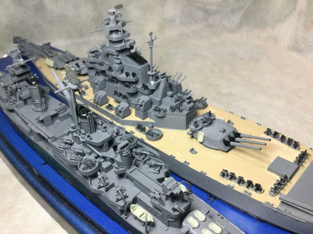 アメリカ海軍 戦艦サウスダコタ & 重巡洋艦インディアナポリス 1/700