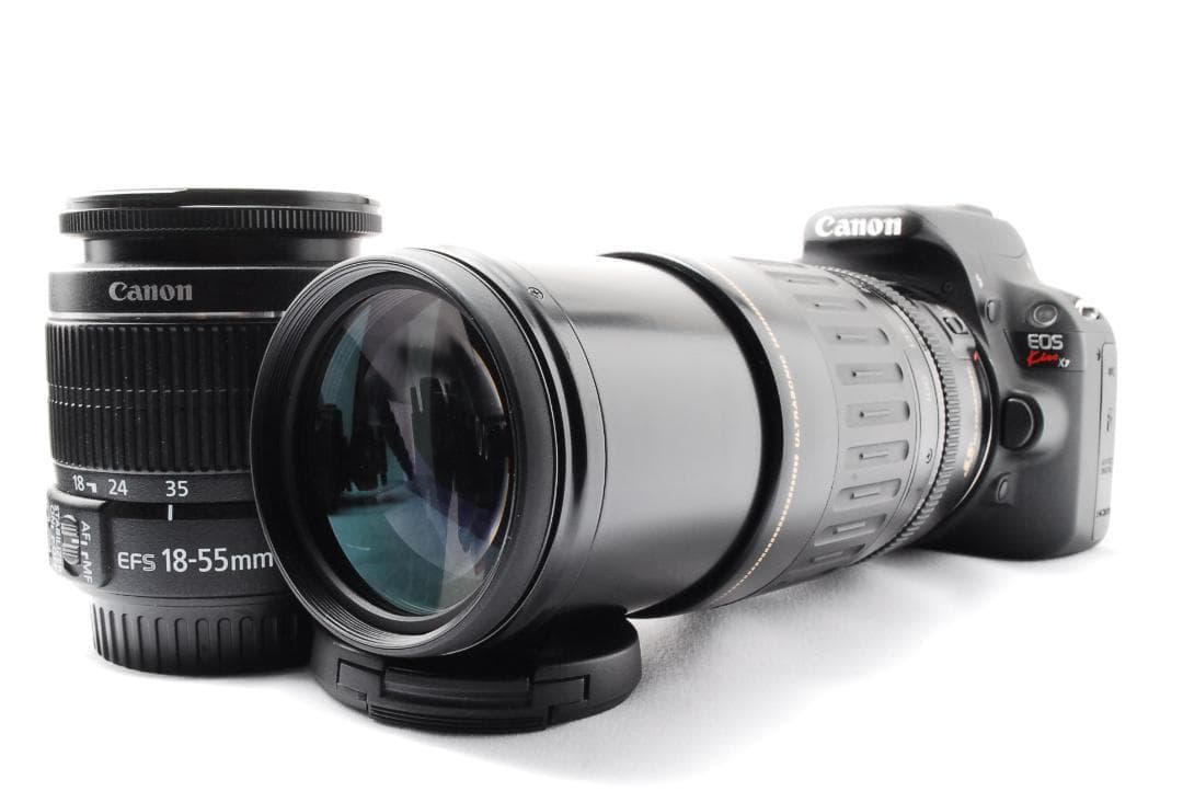 初心者おすすめ❤️キャノン kiss X7 ダブルレンズセット スマホ転送