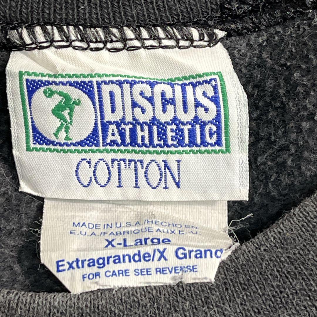 90s ディスカス USA製 鬼フェード スウェット XL 墨黒 6111 - メルカリ