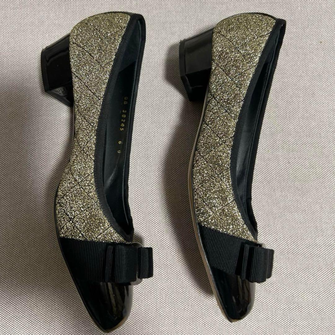 美品　Salvatore Ferragamo フラットシューズ　23.5cm