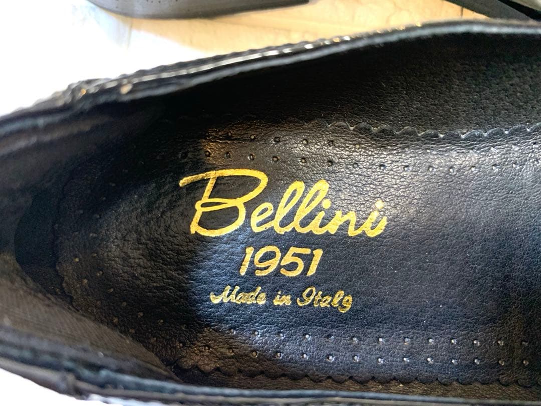 老舗Bellini ベリーニ1951ブラックローファー サイズ37 23.5cm