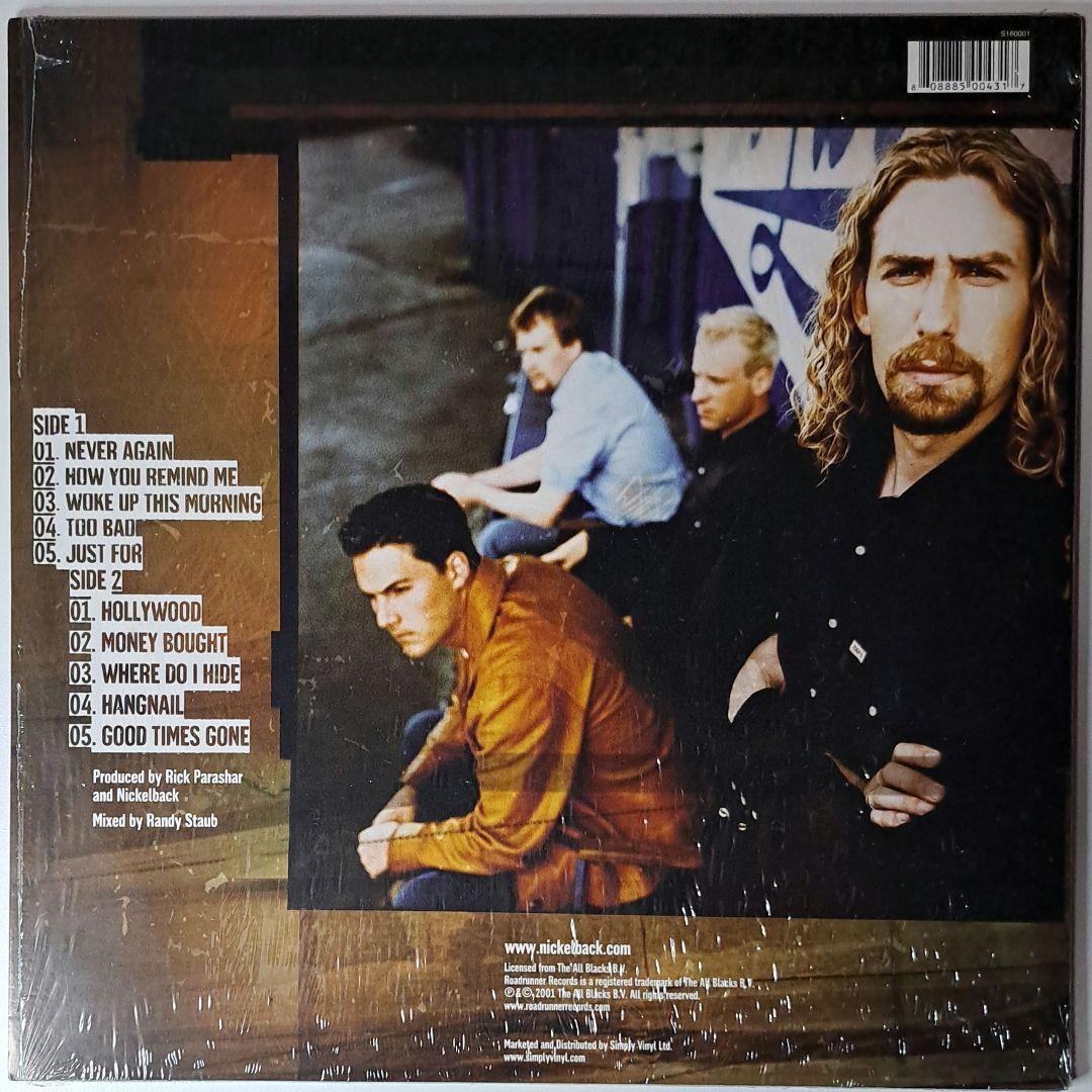 シュリンク付 Nickelback Silver Side Up LP レコード