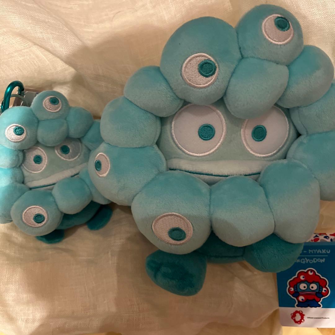 ハンギョドン　ミャクミャク　推しカラー　カラビナ　ぬいぐるみ　万博　サンリオ サンリオ×ミャクミャク ハンギョドン BC カラビナ 推しカラー