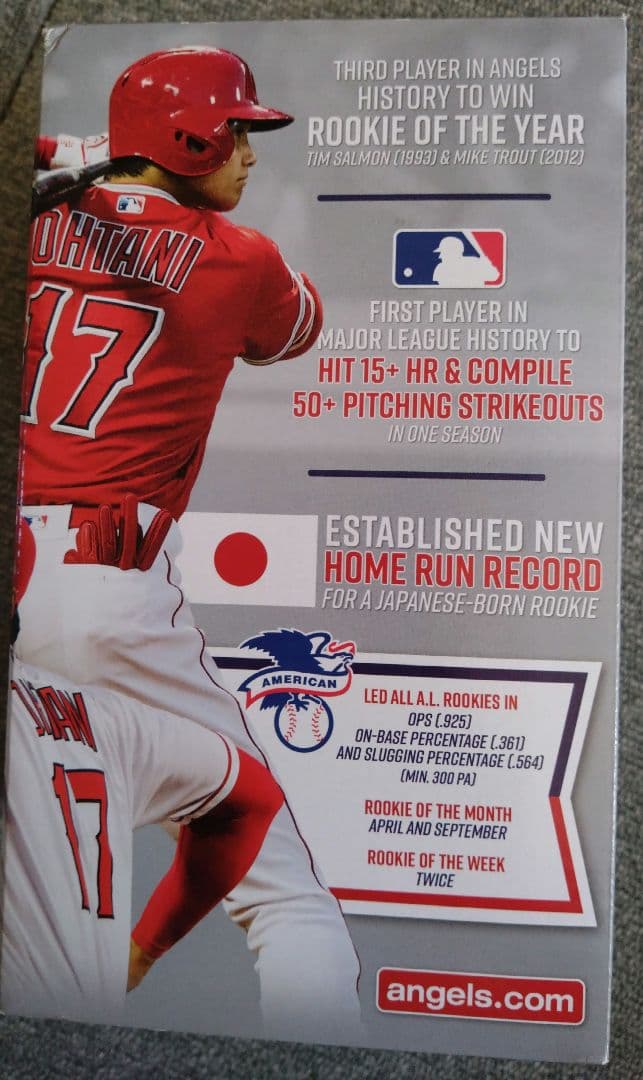 大谷翔平 ボブルヘッドフィギュア ルーキーオブザイヤー2018