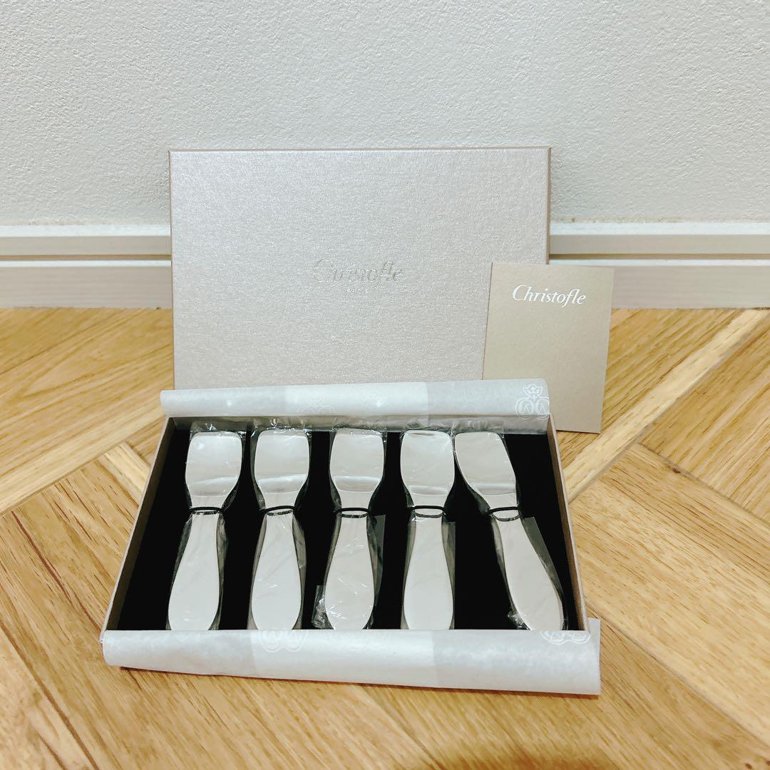 クリストフル　アイスクリーム・スプーン新品未使用 新品未使用 クリストフル アイススプーン 単品出品 ラスト1点 - メルカリ