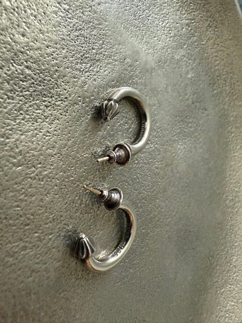 CH (クロムハーツ) HOOP PLAIN プレーン フープピアス シルバー - メルカリ