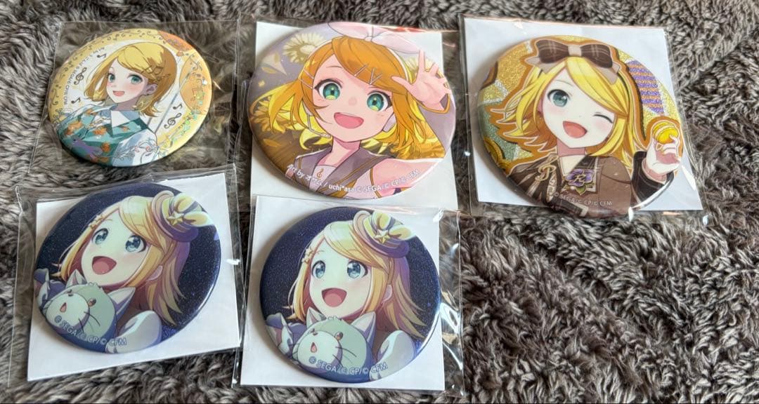 プロセカ 鏡音リン 缶バッジ グリ缶 グリッター缶バッジ セット - メルカリ