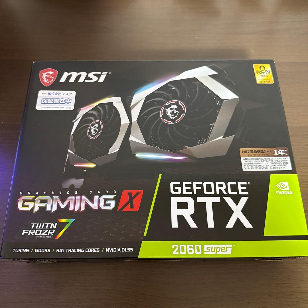 グラフィックボード・グラボ・ビデオカード MSI GeForce RTX 2060 Super GAMING X Amazon | MSI GeForce RTX 2060 SUPER GAMING X グラフィックスボード
