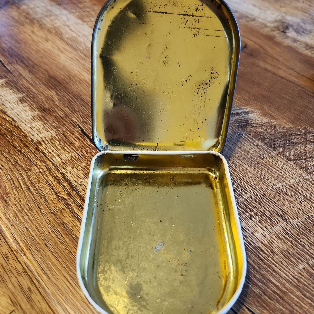 1960年代 森永 アーモンドタップ キャンデー 缶 小物入れ 菓子 昭和