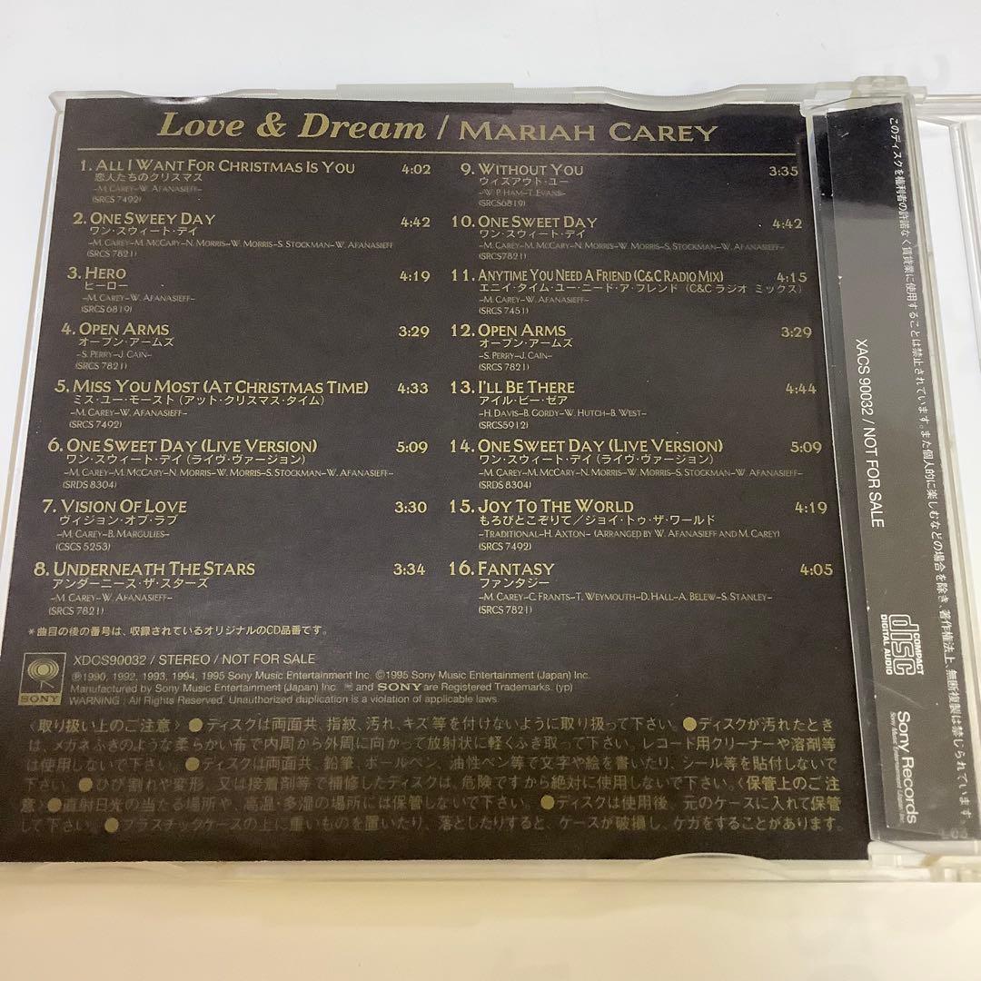 マライア・キャリー Love＆Dream 国内盤プロモ