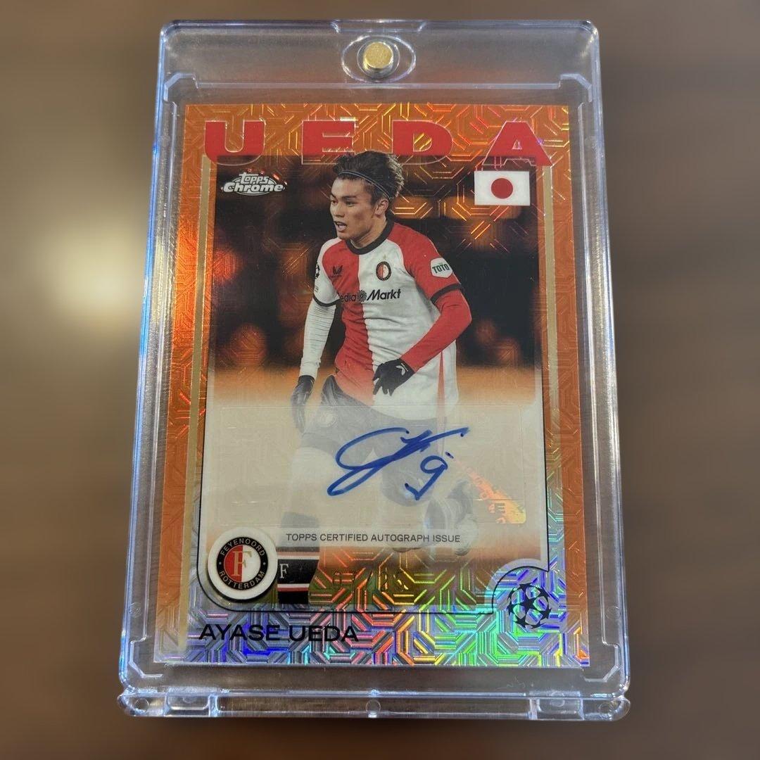 Topps UEFA Japan Edition 上田綺世07/25 直筆サイン - メルカリ