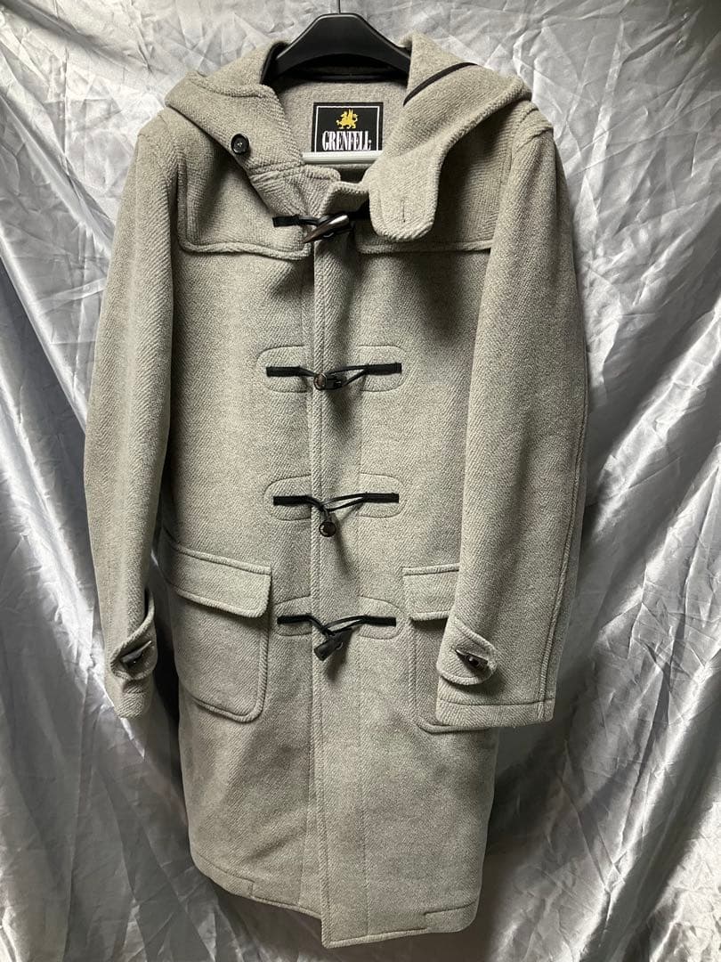 グレンフェル　ダッフル　サイズ36 GRENFELL グレンフェル ネイビー ダッフルコート 36サイズ - メルカリ