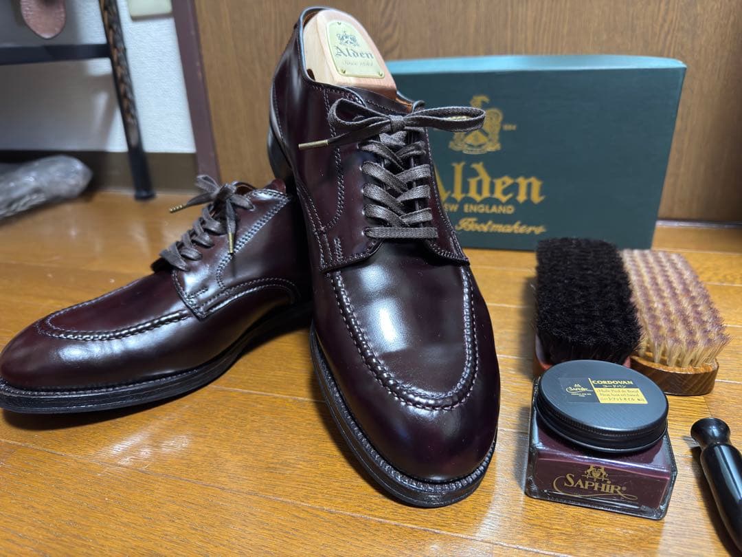 使用数回　極美品 Alden 54038 CORDOVAN No.8 9.5D