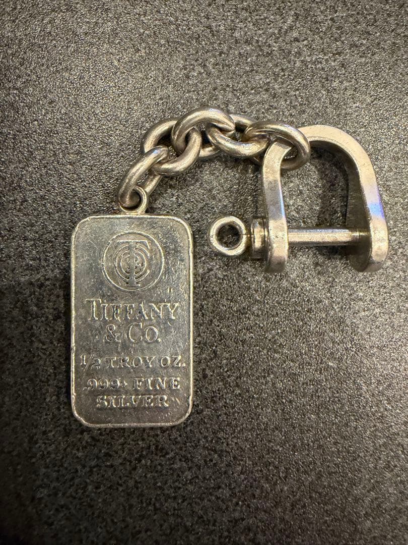 TIFFANY キーホルダー シルバー925 インゴット スターリング 銀製品