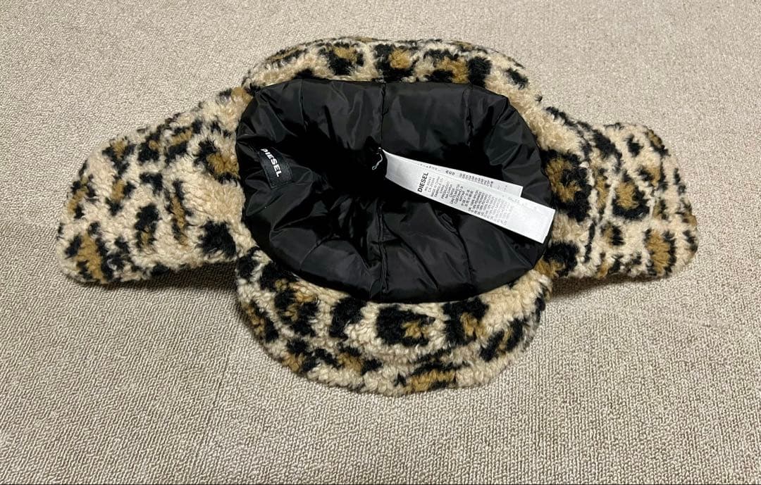 DIESEL フライトキャップ レオパード柄 - メルカリ