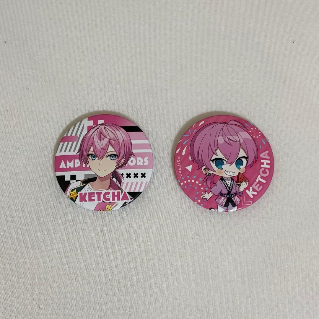 AMPTAK×COLORS けちゃ 缶バッジ - メルカリ