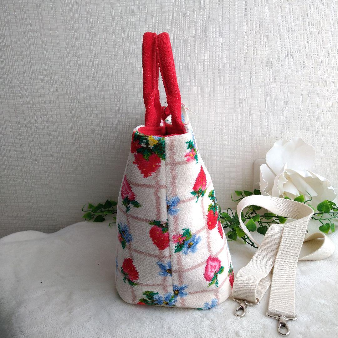 新品】フェイラー ストロベリーフィールド プティ ハンドバッグ 2