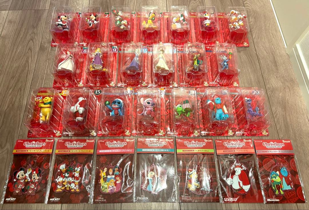 ディズニー クリスマスオーナメントくじ 2025 フィギュア 全種 27点