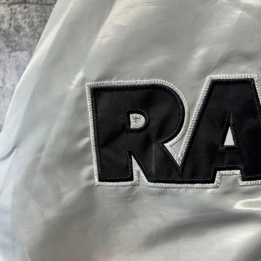 90s スターター NFL レイダース スタジャン XXL シルバー 長瀬智也