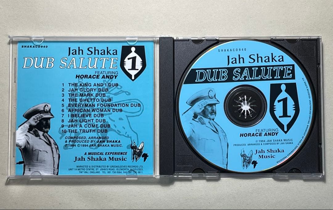 希少CD】Jah Shaka DUB SALUTE#1【美品】