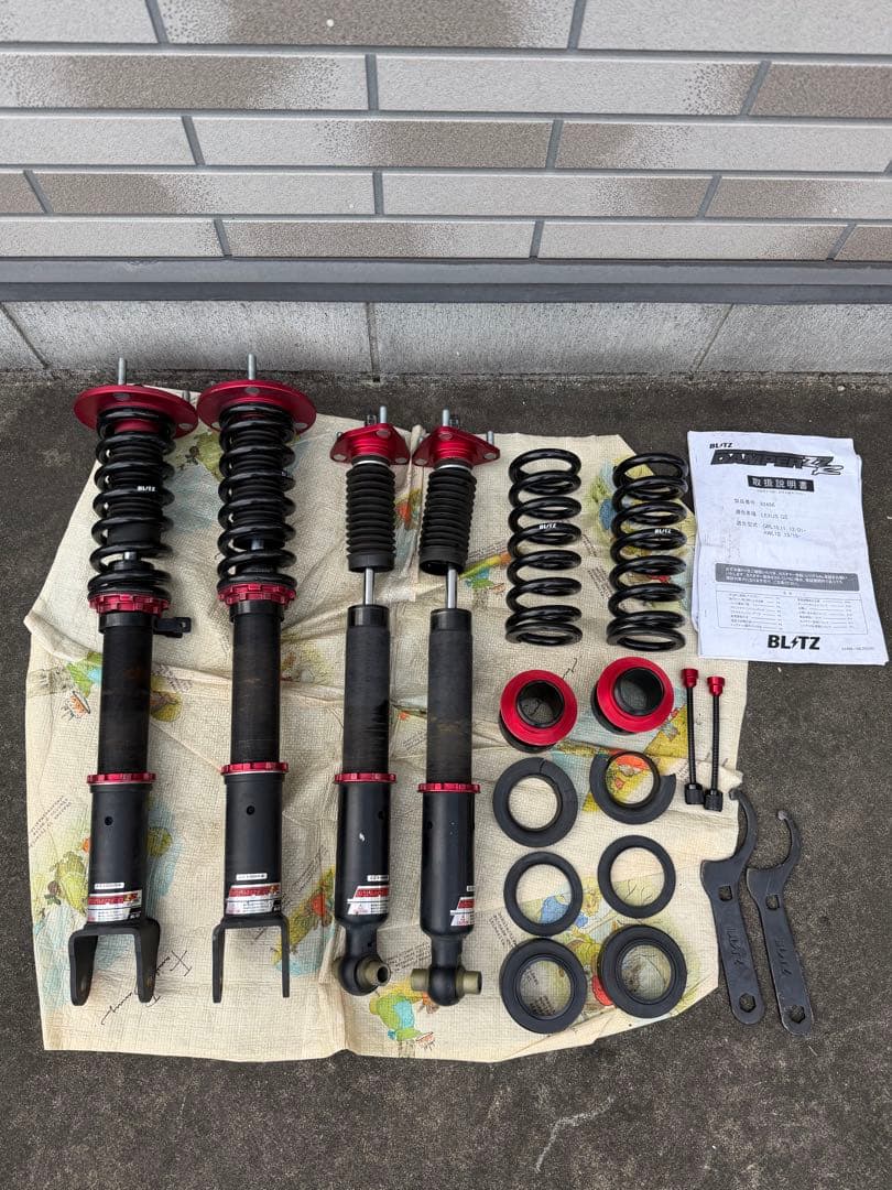 BLITZ 車高調 レクサスGS 10系 GRL10 10GS レクサス GRL10 GS350 車高調取付け ブッシュ1G締め直し