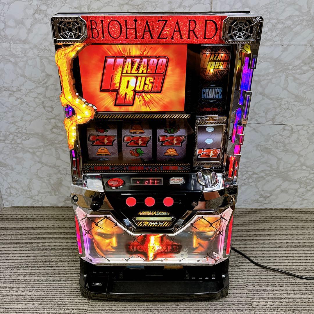 パチスロ実機 バイオハザード5 コイン不要機 無段階音量調整 名作 送料