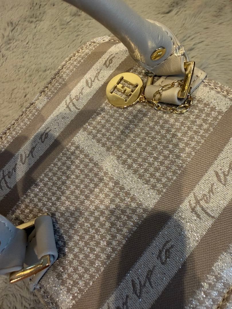 HLT Vanity Bag / nude pink バッグ HLT Jacquard Mini Vanity Bag