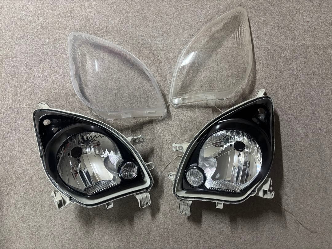 l275s ミラ インナーブラック ジャンク ヘッドライトインナーブラック化 続き（ダイハツ ミラ・L275/L285系