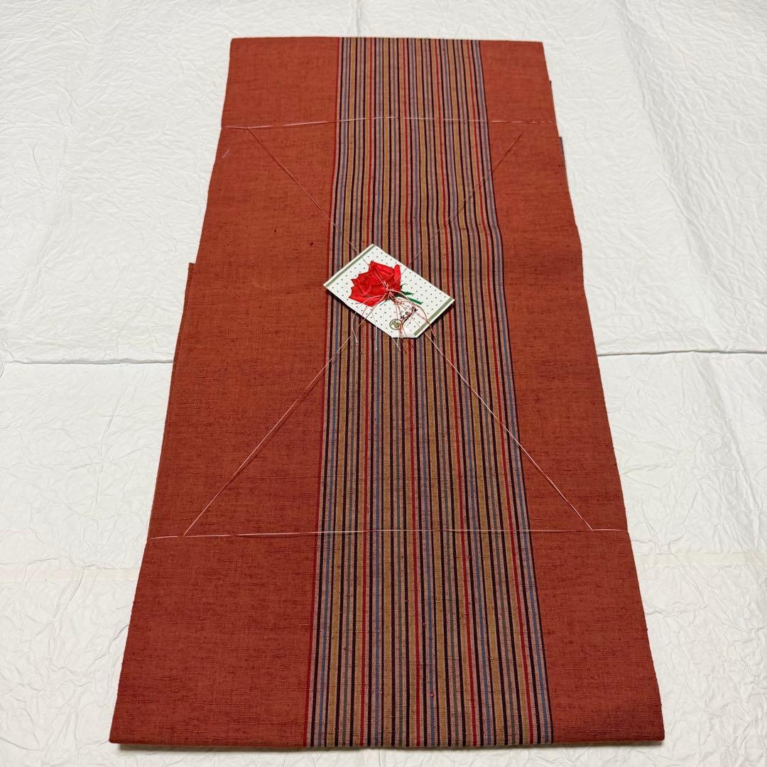 未使用 正絹 名古屋帯 縞柄 高島屋謹製 - メルカリ