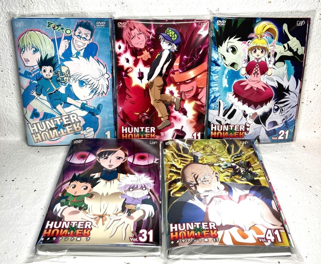 ハンターハンター 全49巻+劇場版2作 DVD アニメ 計51巻セット