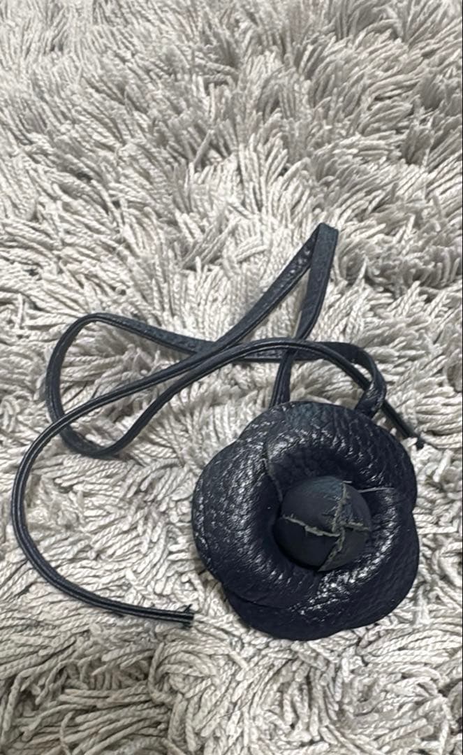 Rene ルネ 定番ハンドバッグ ネイビー ウォレット付き René（バッグ