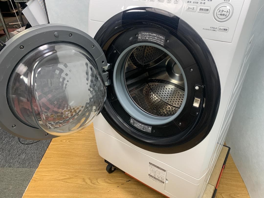K012 シャープ ドラム式洗濯機 ES-S7G-WL 設置オプション無料