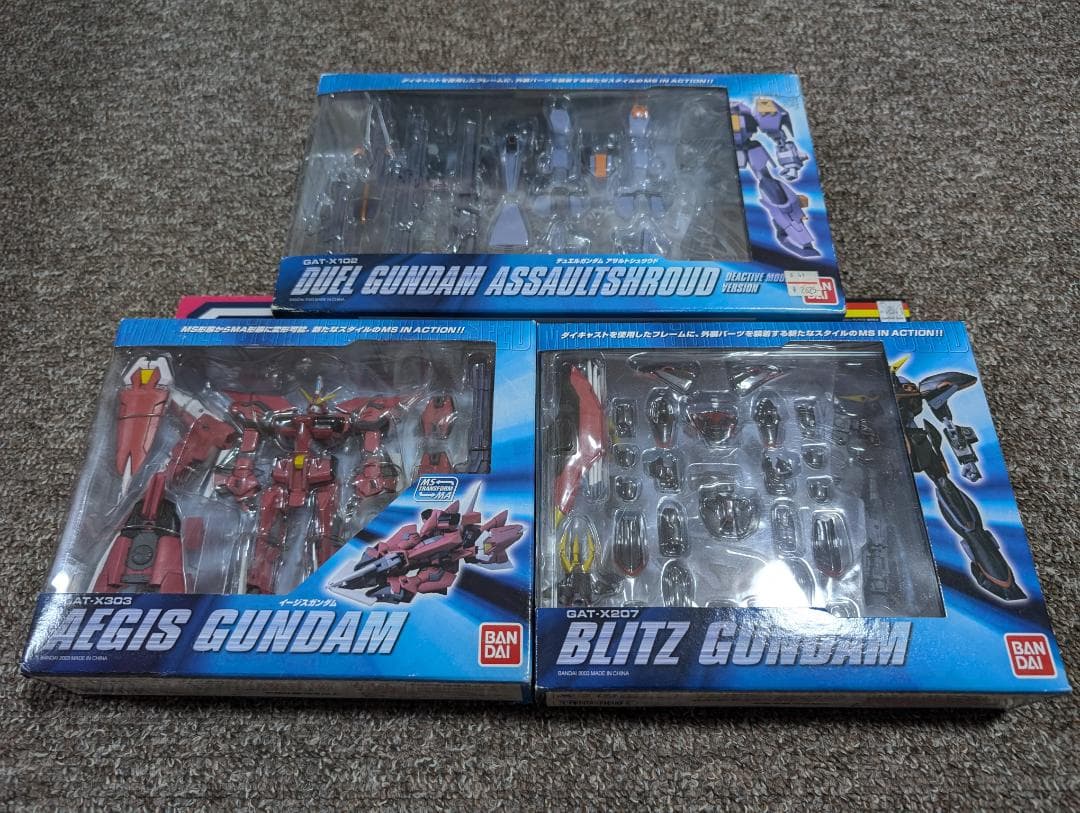 新品 MIA イージスガンダム ブリッツガンダム デュエルガンダム + ジャンク