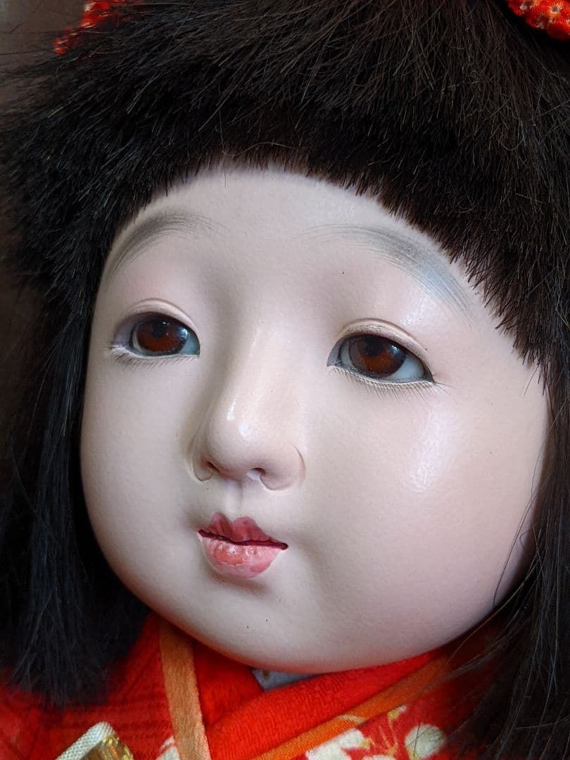 樫村瑞観 自由人形 麗しのお嬢様 鳴きます！ 検)市松人形