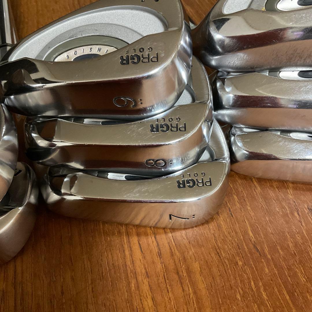 PRGR is3 502やさしいアイアン 9本セット 4-9PSA 軽量スチール - メルカリ