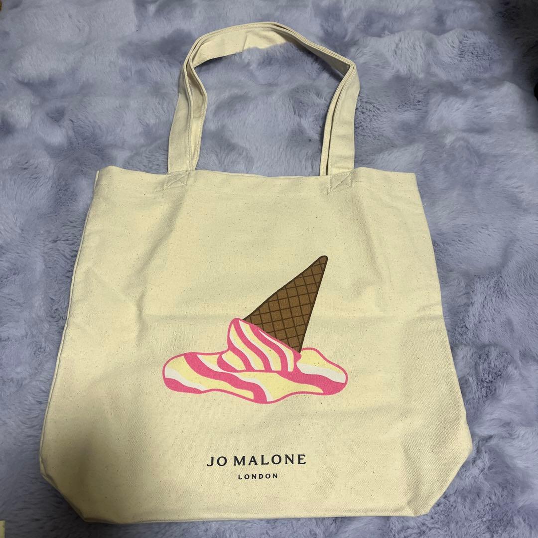 限定品2点 Jo MALONEノベルティトートバッグラズベリーリップル＋巾着