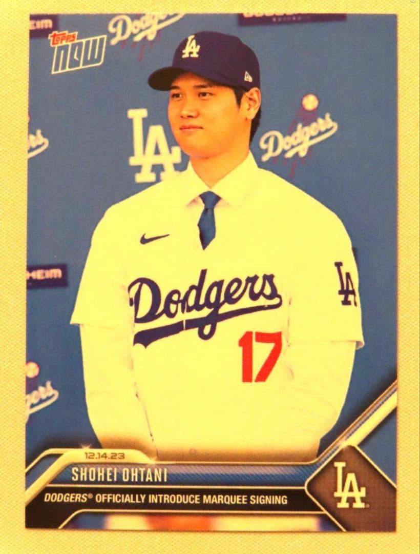 topps now 大谷翔平 OS-23 トップスナウ ドジャース入団会見 19 楽天市場】2023 トップスナウ Topps Now SHOHEI OHTANI 大谷翔平 Los