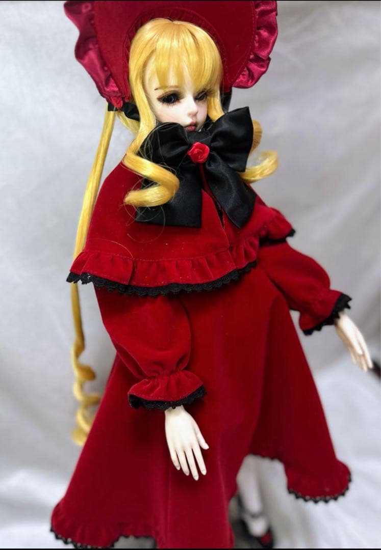 ローゼンメイデン 真紅風 ドール用ウィッグ 1/3 8-9インチ SDサイズ