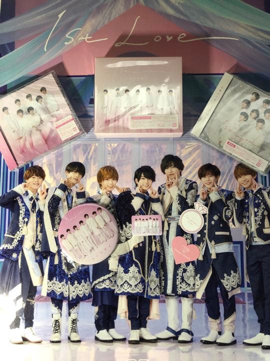 なにわ男子 アルバム 1st LOVE 3形態 ポスター缶バッチステッカー付き